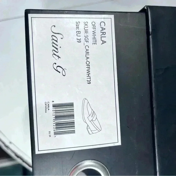 New SAINT G CarlaPenny Loafer Nordstrom Leather OffWhite Casual Chunky Minimaist - Picture 6 of 6